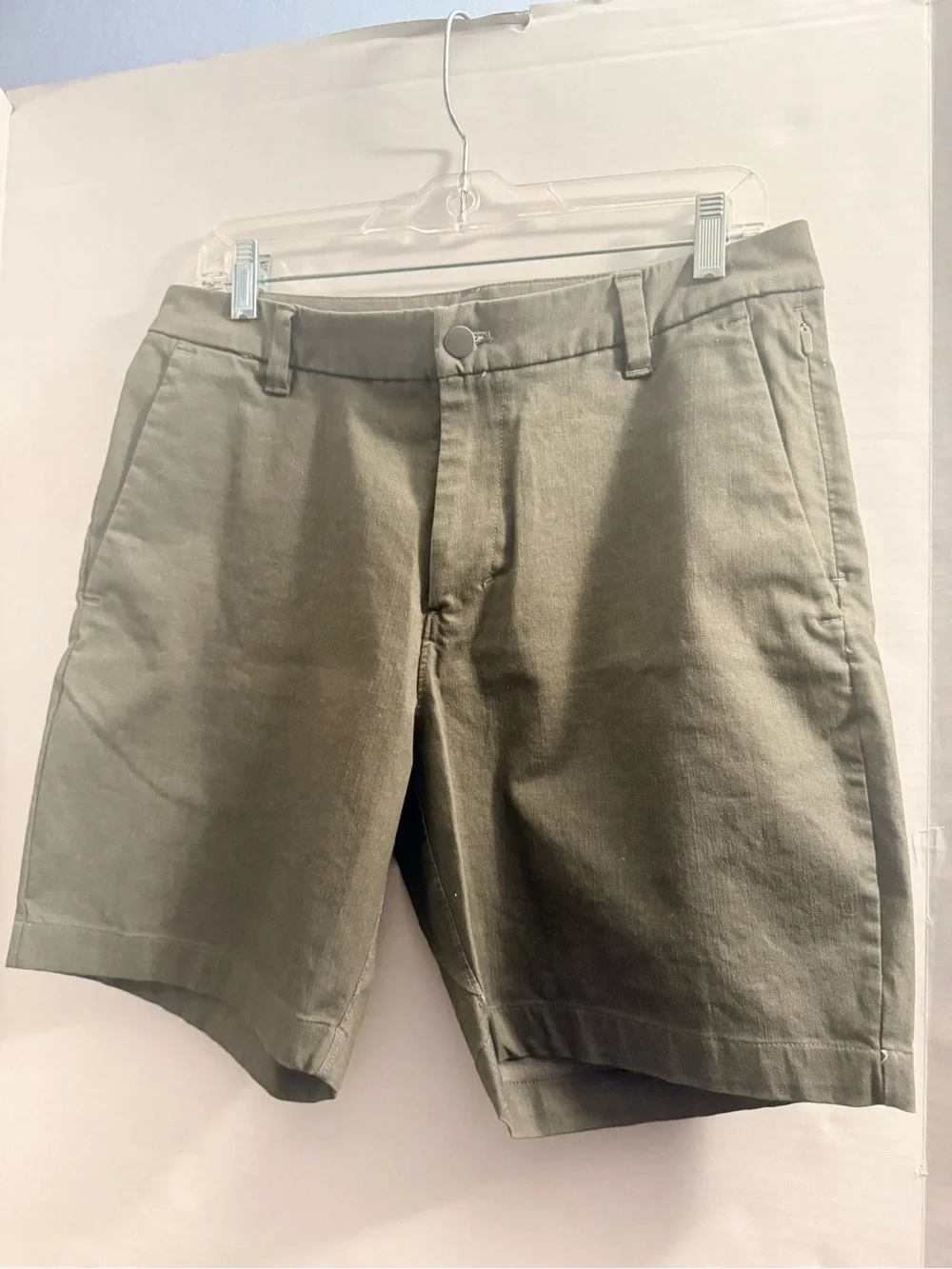 Men's Olive Green Casual Shorts